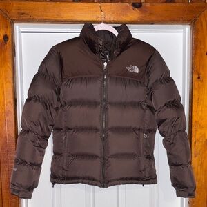 Brown North Face 700 Puffer Jacket